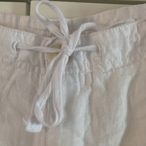 Perry Ellis Linen Shorts with Drawstring - Picture 2 of 8